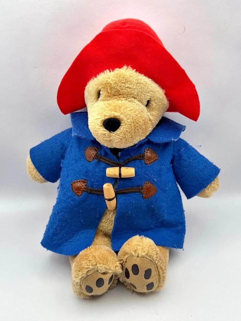 Rainbow Designs 11” Paddington Bear 2015 Plush with Blue Duffle Coat and Red Hat